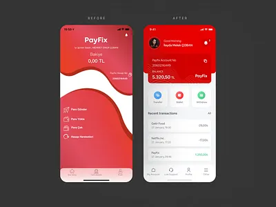Digital Wallet UX app bank case ui ux wallet