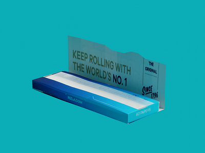 Rolling Papers 3d 3d art blender blender3d branding cyclesrender daily design gameasset gameassets illustration modeling render