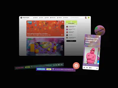 thepineapple platform animation design design system graphic design mobile ui