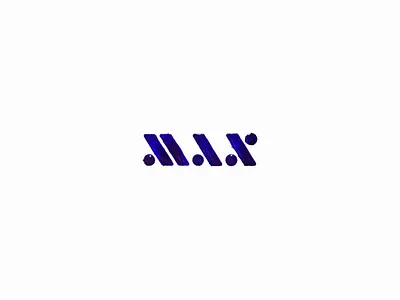 Max branding coffee shop lettering logo