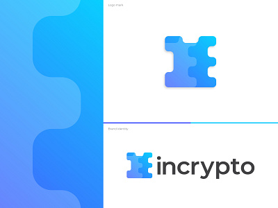 Incrypto logo design brand identity branding agency branding and identity branding design coin logo crypto wallet cryptocurrency electronics gradient logo lettermark logo and branding logo collection logo design logo folio 2021 logo mark logodesign modern logo monogram logo technology logo