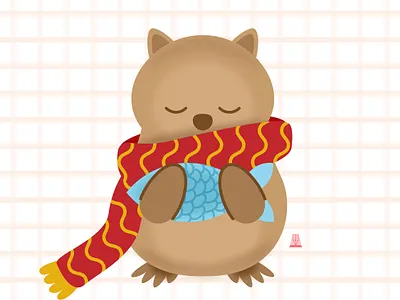 Cute Beavers Hold a Fish Illustration art beavers cute animal cute animals cute art cute illustration design illustration kawaii art mascot character mascot design vector