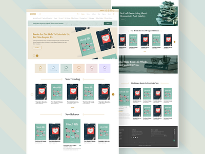 Bookies Landing Page Concept branding design designer typography ui ux uidesign uiux ux web webdesign