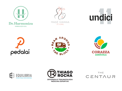 Últimos Trampos corazza agrícola dr.harmoniza equilibria logofolio logos logotipos logotypes magé vianna pedalaí the centaur thiago rocha undici utlimos trampos