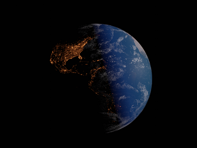 Earth Render 3d modeling blender earth day