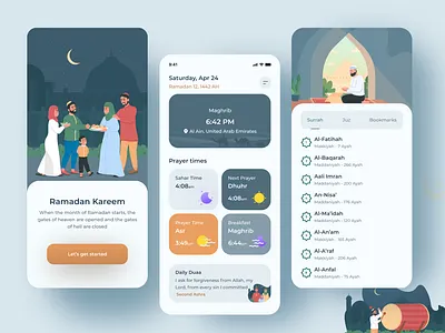 Ramadan Kareem 🌙✨ adobe adobe illustrator arab arabic font colors figma illustraion muslim quran ramadan sketch ui ui design ux uxdesign