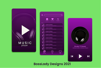 MusicPlayer Day 9 daily 100 challenge dailyuichallenge design figmadesign