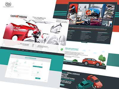 LackVISION CAR Painter Entwurf branding car car logo car painter car varnish car varnish gddesign illustration logo logodesign paintgun service services vector webdesign webseite website