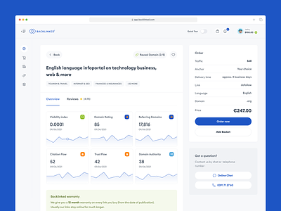 Backlinked.com | Widgets and Price list app bank banktech bnpl dashboard design fintech illustration interface layout mobile seo simple slick studio ui uiux ux web widget