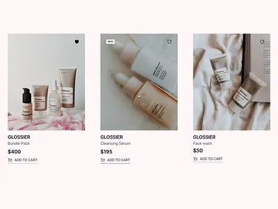 Product Cards branding dailyui design minimal ui web