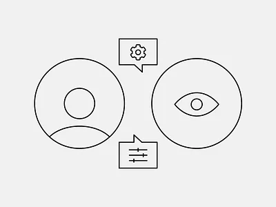 Transparent Algorithms ai algorithm app artificial intelligence data deep learning design feed illustration interface machine learning personalization product product design product thinking social social media ux web webdesign