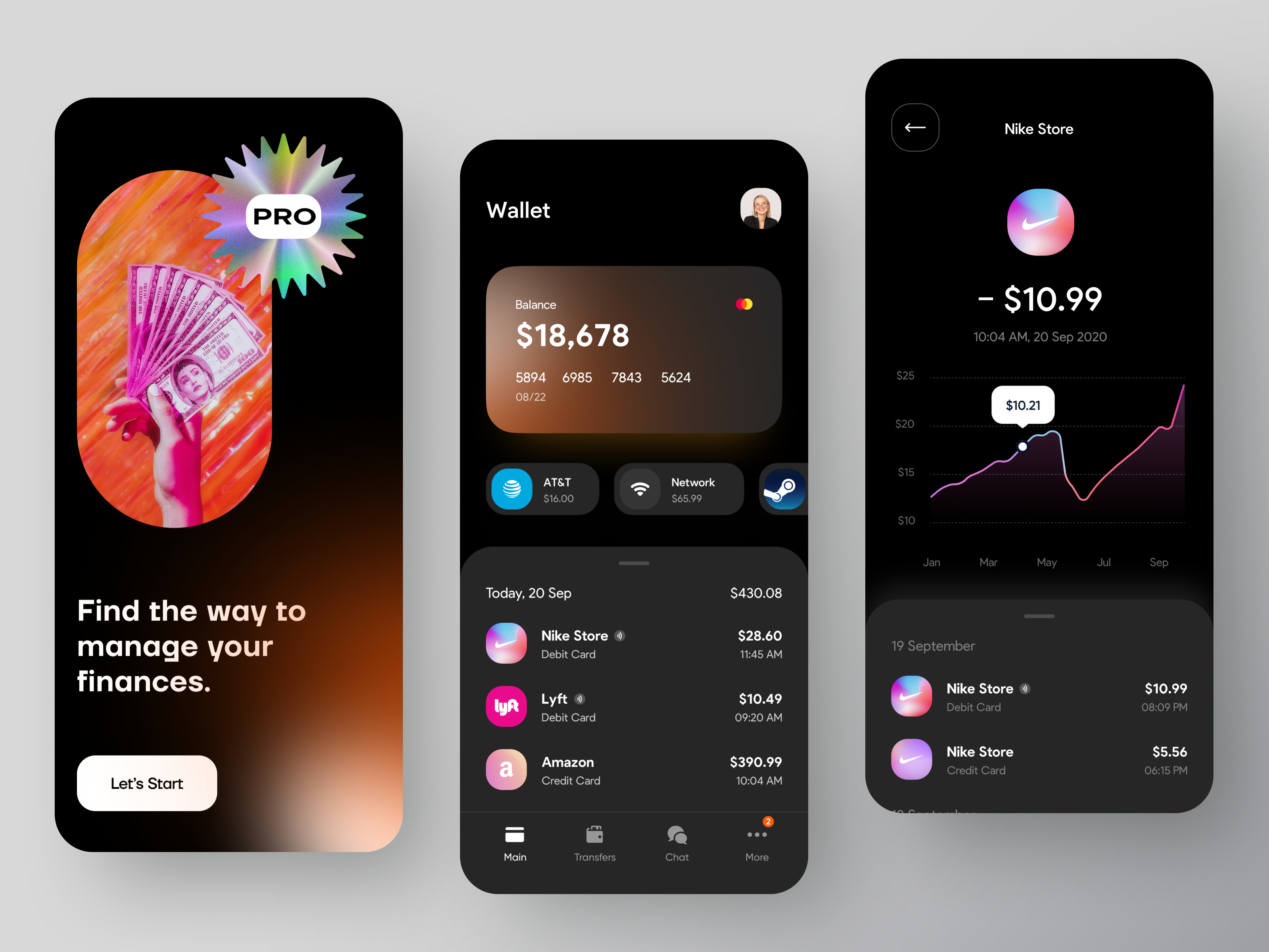 Example of Finance Mobile App