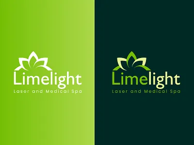 Limelight spa logo design bodybuilding brand brand design brand identity business logo flower logo illustration lasers logodesign logos logotype luxury logo makeup nature logo professional logo spa