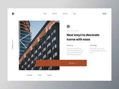 Industrial / Architect - Website concept architecture black clean ui clean ui ux cleaning design flat minimal minimalist ui ux web web design webdesign website website concept white