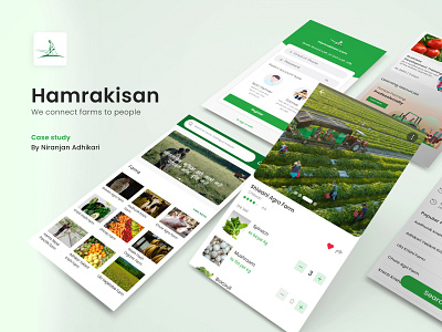 Farmers' Marketplace UI Design app branding design farmers farming ui farming ui marketplace minimal ui uidesign ux