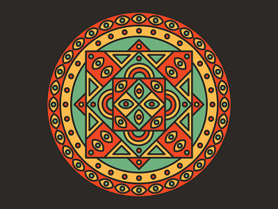 Discipline design flat geometric geometry graphic design illustrator mandala psychedelic sacred geometry vector