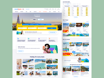 Tourism Operator Website booking branding call-to-action customizable distinctive e-commerce flight graphic design homepage interface landing layout mobile responsive tourism travel ui user ux web