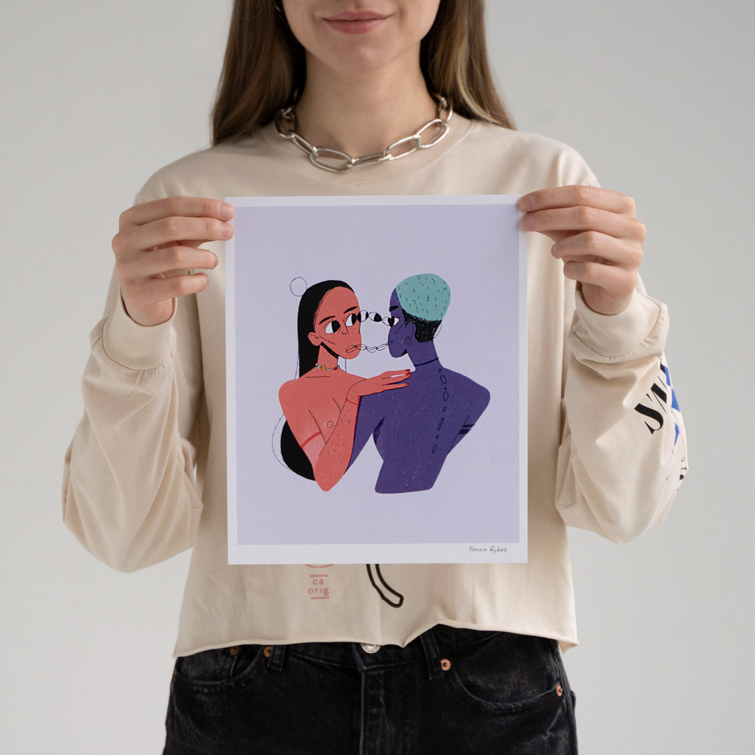 💖 At First Sight | PRINT art art print character design design digital illustration print