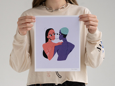 💖 At First Sight | PRINT art art print character design design digital illustration print