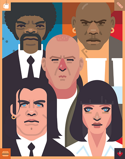 Pulp Fiction 90s classic crime film history los angeles movie retro samuel l jackson soundtrack tarantino