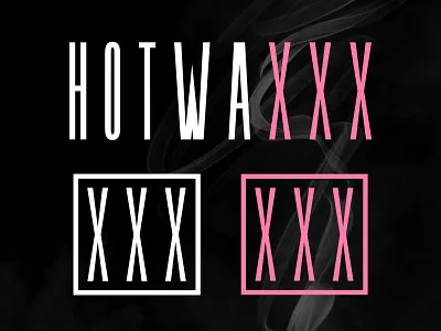 HOTWAXXX - Logo Design for Music Project branding clean design flat graphic design illustrator logo minimal music typography vector