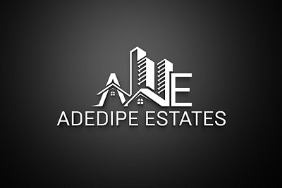 Adedipe Estates Logo 3d branding business logo design graphic design logo ui