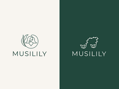 "M U S I L I L Y" Floral Logo For Music Writer app icon logo branding design feminine logo floral logo girlish logo gradient logo illustration lily logo lily of the valley logo logo design minimalist logo music lily logo music logo music writer new logo sleek logo ui valley lily