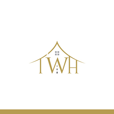 TWH Real Estate Logo branding business logo design graphic design logo twi real estate logo