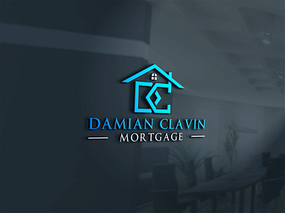 Damian Clavin Mortgage Logo branding business logo design dc real estate logo graphic design logo