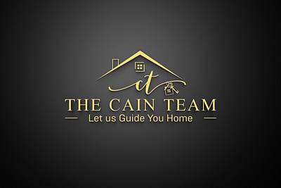 The Cain Team Logo Design Files branding business logo design logo realtor logo