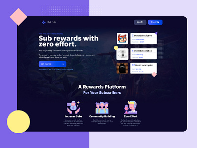 Twitch Subscriber Rewards Landing Page des moines gaming iowa landing page landingpage twitch