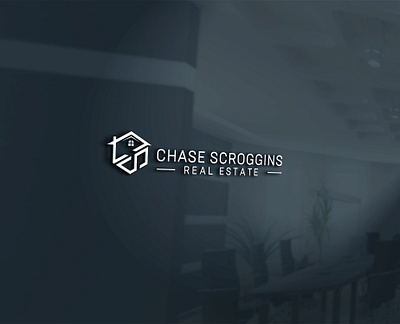 Chase Scroggins Real Estate branding business logo design cs real estate logo graphic design logo ui