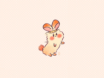 Moufla bunny bunny character bunny illustration character design character design illustration cute doodle illustration kawaii oc original character picture book
