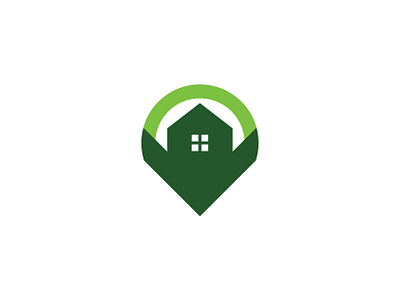 Real estate location logo abstract abstract logo building builld green house logo housing location logo design logotype real real estate real estate agency real estate agent real estate branding real estate house building real estate logo realestate