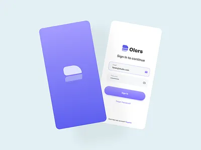 Login Screen app clean design flatdesign login page login screen minimalist mobile app mobile design mobile ui sign ui ux