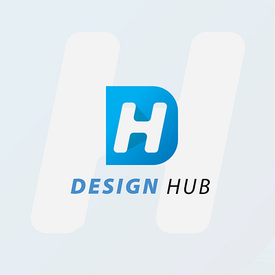 Design Hub logo design branding design illustration logo logodesign minimal uniquelogo