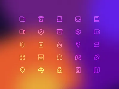 Icon Set #2 art design design system icon icons illustrations ui vector