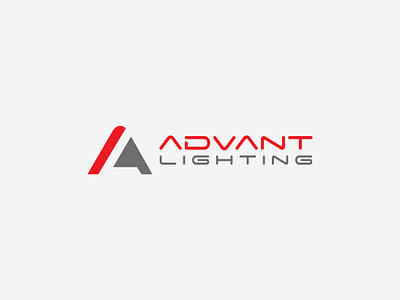 Advant Lighting al logo brand identity flat logo design graphicdesign lettermark lighting logo logo icon logo maker logodesign logos text logo typography