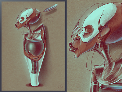 THE EXTRAVAGANT ELEGANCE adobe photoshop adobesketch art character design design digital digital art digital illustration drawing graphic illustration nature wacom intuos