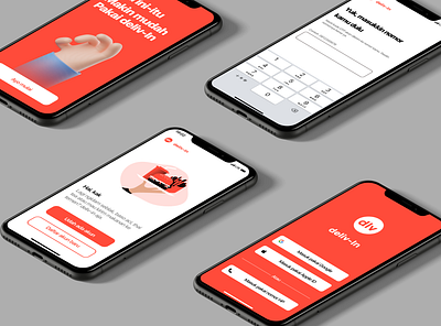Food Delivery App Design adobexd app flat food delivery foodie graphic design ui ux