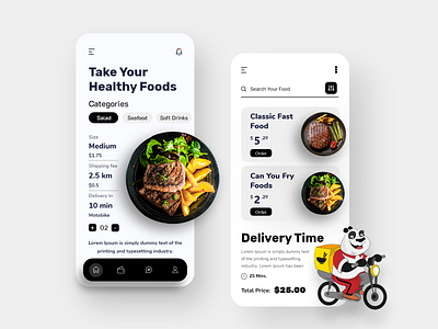 Food ordering mobile app design app app design app designer app ui food and drink food app food delivery food delivery app food delivery application food delivery service food order interface masud mobile mobile app mobile app design mobile ui mrstudio ui