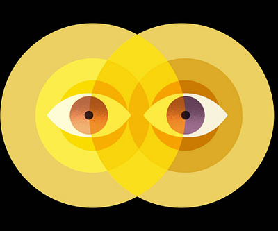 Fight or Flight aftereffects animation blink emotion eye eyes fight flat design flight freeze gif illustration vector