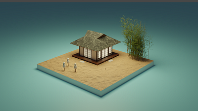 DOJO 3d 3d art 3d design 3dillustration design illustration minimal