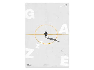 Gaze design graphic graphic design grunge grunge font grunge texture grunge textures grungy illustration minimal poster minimalism minimalist minimalistic modern monochrome poster art trend trendy type typography