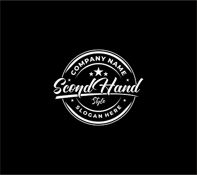 second hand Style logo branding character clean design graphic design icon logo minimal typography vector