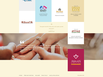 Abaan Jewellers Website arab arabic arabic website jewellery jewellery online jewellery shop jewellery store jewelry ui ui design uidesign user interface user interface design userinterface web web design webdesign website website design