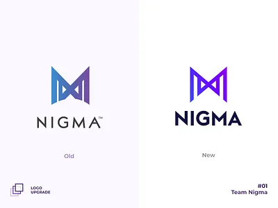 Logo upgrade - Nigma esports organization brand brand identity brandbook branding csgo dota dota2 esport esports esports logo flat game gaming liquid logo logotype nigma sports branding update upgrade