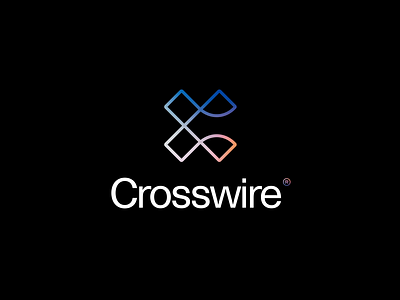 Crosswire Brand Concepts branding logo typography vector