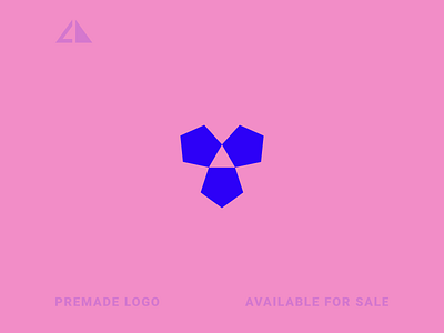 3 Pentagon Logo 3 pentagon branding design geometric design icon logo minimal pentagon pentagon logo
