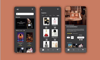 UI Design for Perfume delivery service app app design design interaction interaction design interactive interface mobile photoshop ui ui design uidesign uiux ux ux ui ux design uxdesign web webdesign webdesigner